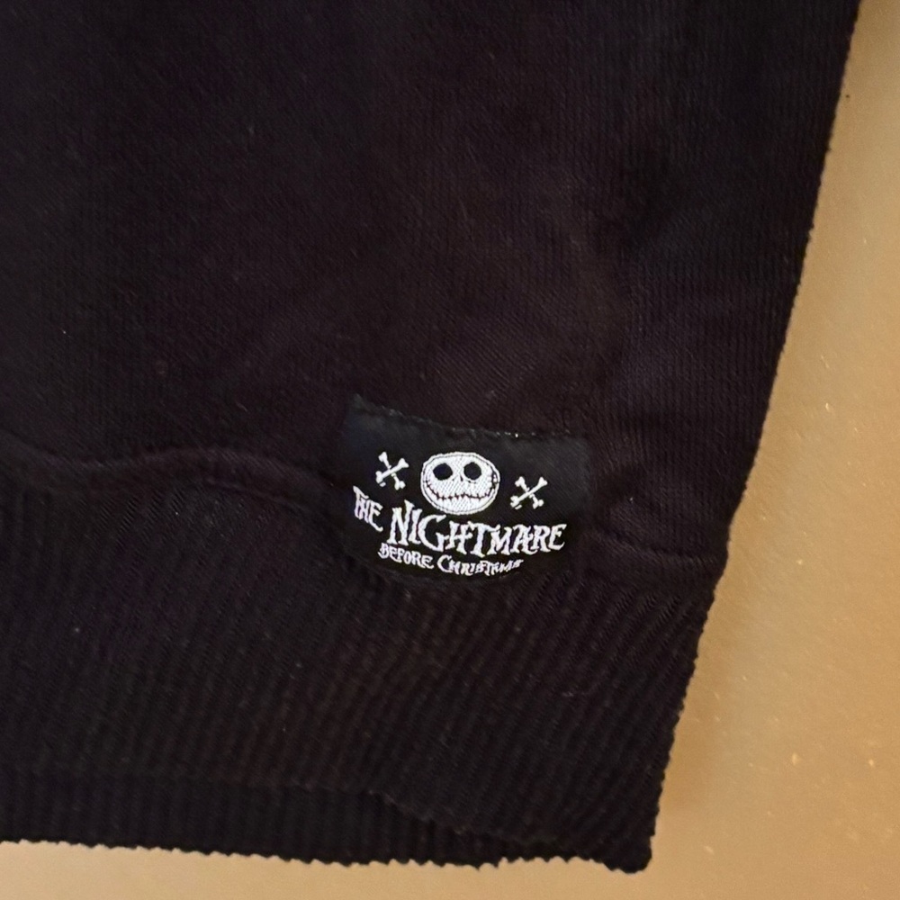 Disney Nightmare Before Christmas Black Hoodie with Lock, Shock, and Barrel - Picture 9 of 10